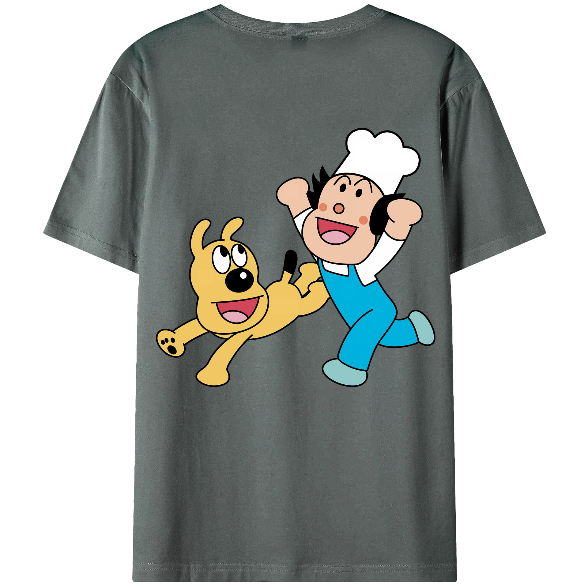 （画像用） アンパンマン Anpanman 綿100％ メンズ半袖Tシャツ（バックプリント） 通気性